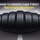 how to identify fake tyres