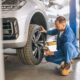vehicle's wheel alignment