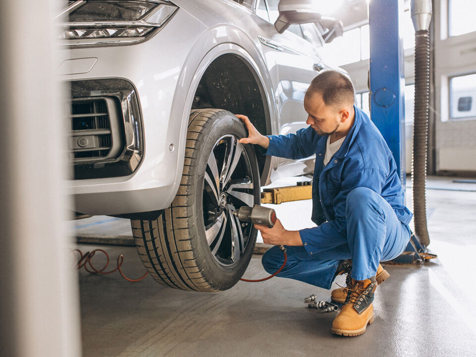vehicle's wheel alignment