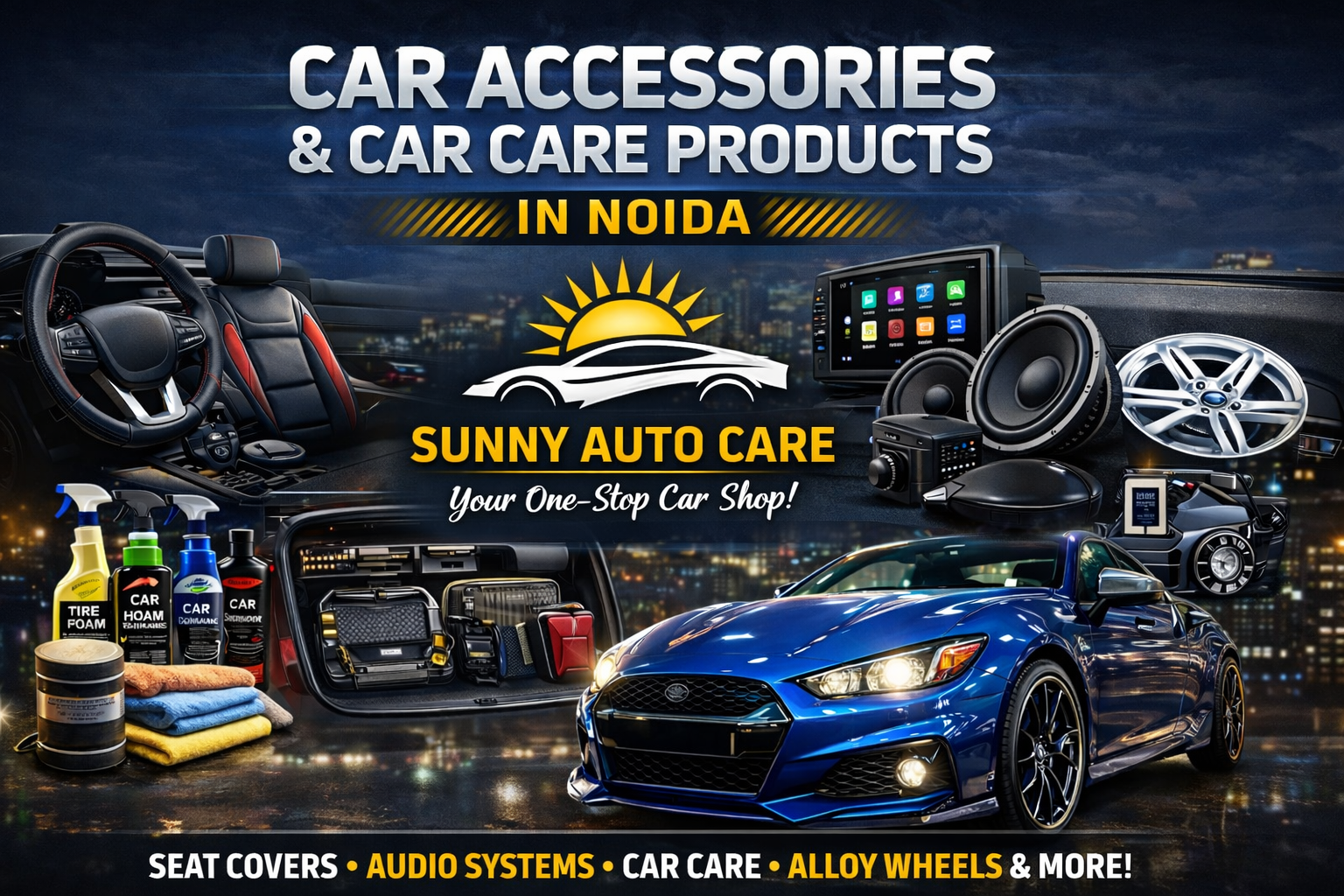 Car Accessories and Car Care Products in Noida – Sunny Auto Care